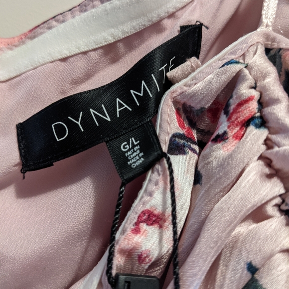 2/$25 Dynamite Shirred Strapless Maxi Dress NWT - Picture 4 of 5